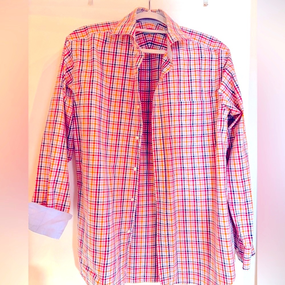 Men’s J. McLaughlin Collins Classic Fit Shirt  Size M